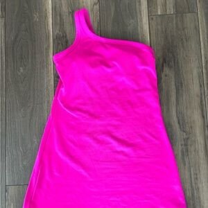 Like new all in motion one shoulder assymetrical active dress